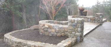 Accent Landscapes - Victoria-  Stone work, stone patio